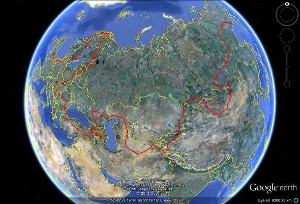 51st Traverse from UK to Vladivostok
