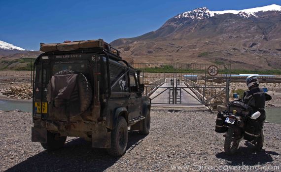 Patiently waiting at the border