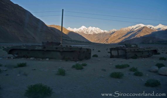 Russian APC's relic of the last war