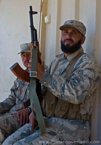 Afghan border guard
