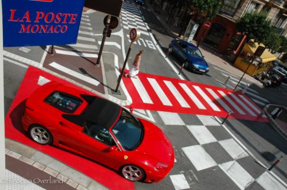 Lisa out and about in Monaco