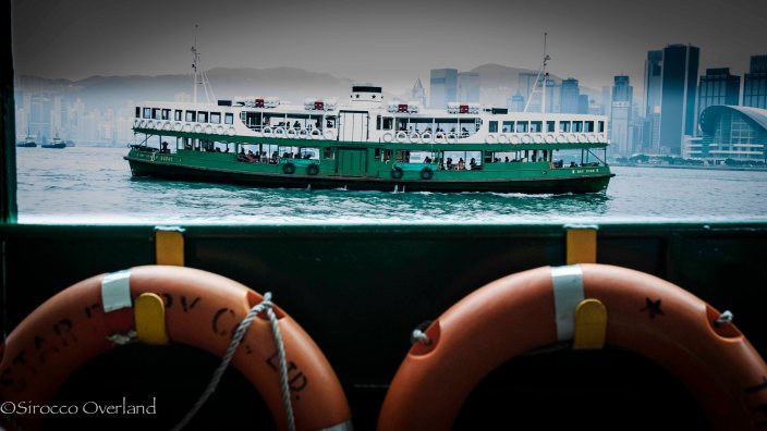 Star Ferry Passing - Hong Kong