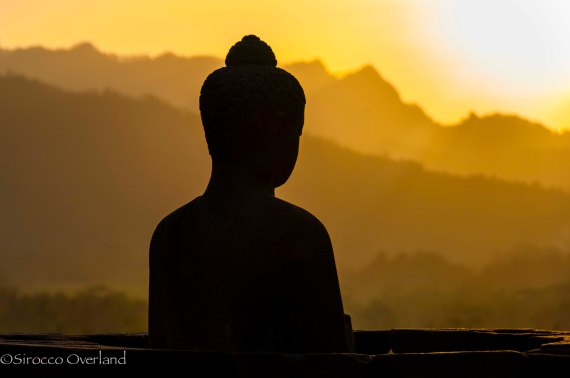 Budda, Borobudur - Java, Indo