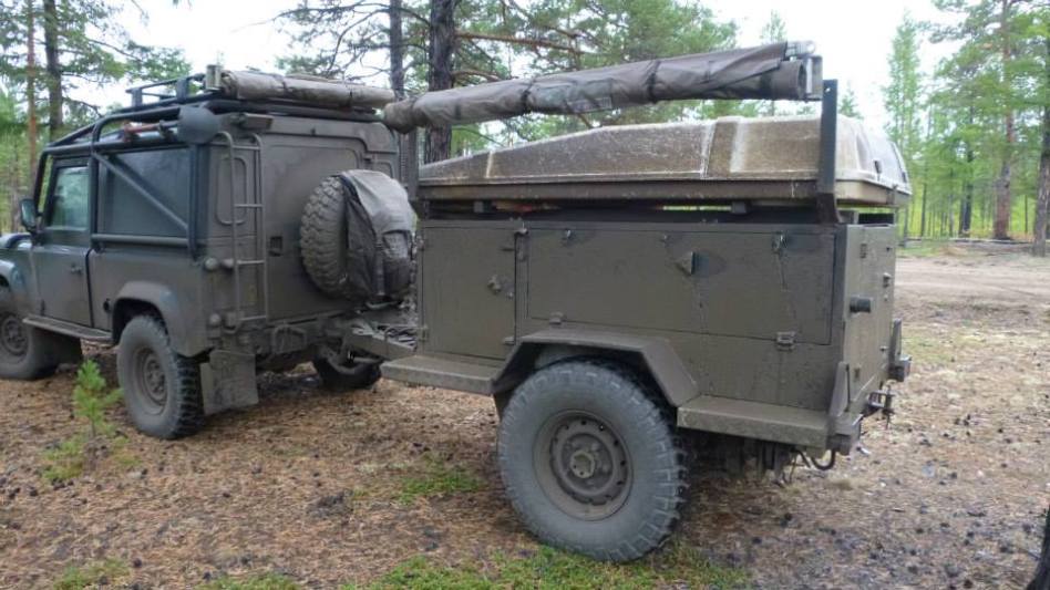 Siberia, Dirty Land Rover, Defender 90