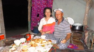 Kyrgyz family meal